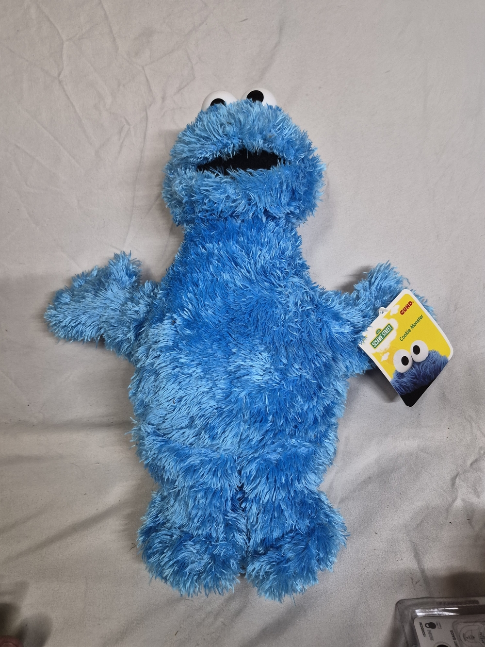 Gund Blue Plush Hand Puppet - Fuzzy Character Puppet